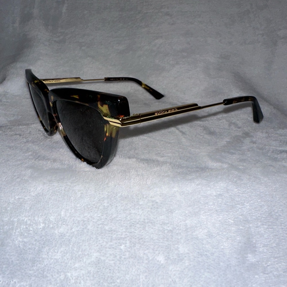 🖤 Bottega Veneta BV1265S 002 Cat-Eye Sunglasses – Brand New - Picture 3 of 5